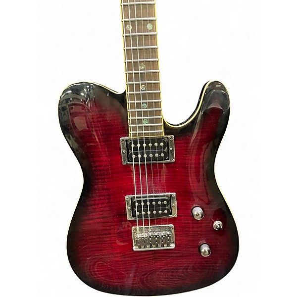 Used Fender Special Edition Custom Telecaster FMT HH Black Cherry Burst Solid Body Electric Guitar