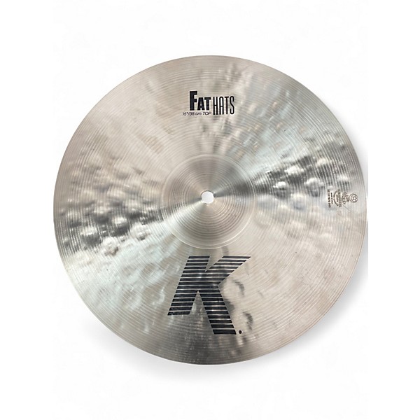 Used Zildjian 15in K FAT HATS PAIR Cymbal