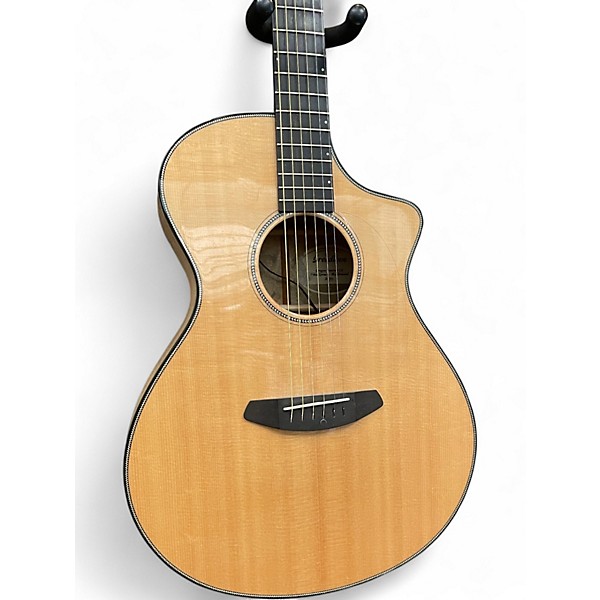 Used Breedlove Oregon Concert CE Natural Acoustic Electric Guitar