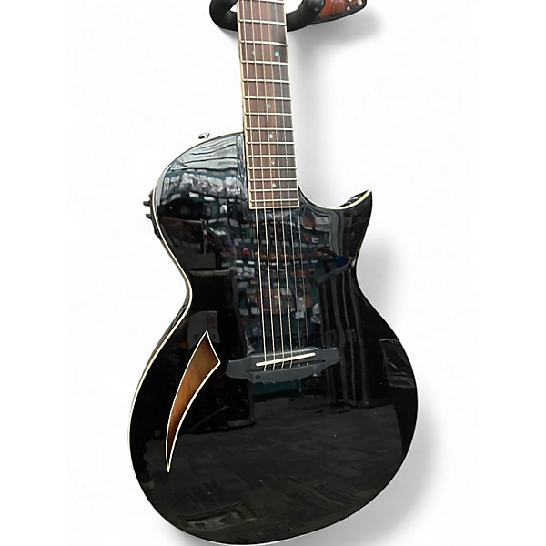 Used ESP LTD TL6 Black Acoustic Electric Guitar