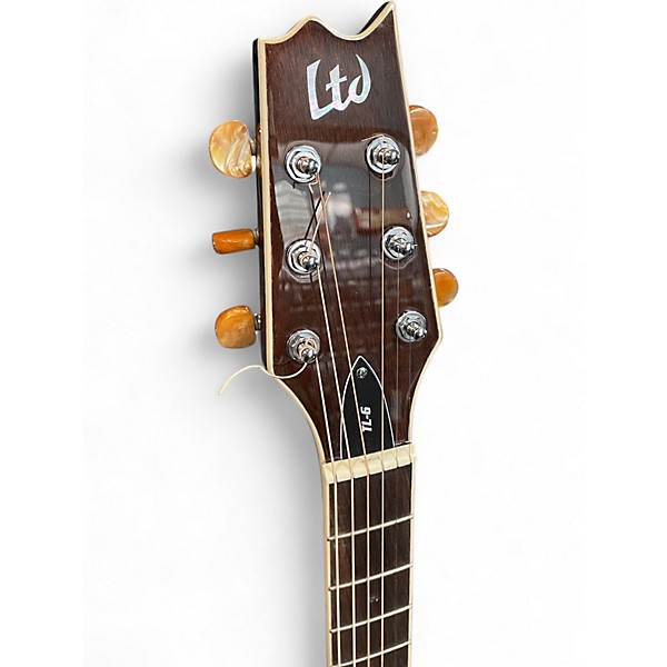 Used ESP LTD TL6 Black Acoustic Electric Guitar