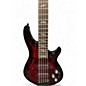 Used Schecter Guitar Research Omen Elite Red Electric Bass Guitar