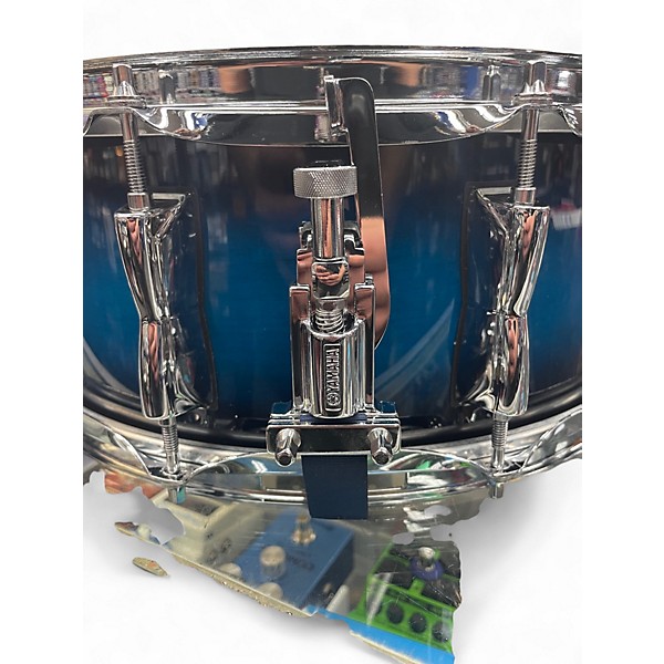 Used Yamaha 5.5X14 Stage Custom Snare Blue Drum