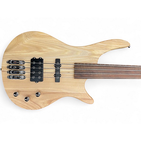 Used Stagg SBF-40 NAT FL Fusion Natural Electric Bass Guitar