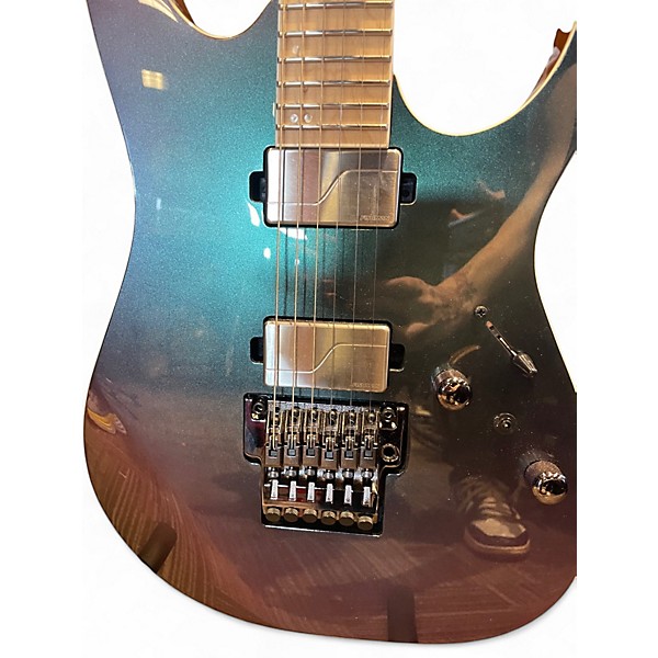 Used Ibanez Rg5120 Polar lights Solid Body Electric Guitar
