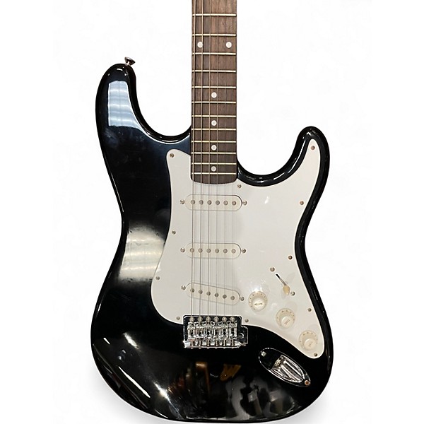 Used Squier Affinity Stratocaster Black Solid Body Electric Guitar
