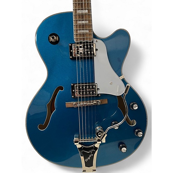 Used Epiphone Swingster Delta Blue Metallic Hollow Body Electric Guitar