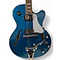 Used Epiphone Swingster Delta Blue Metallic Hollow Body Electric Guitar