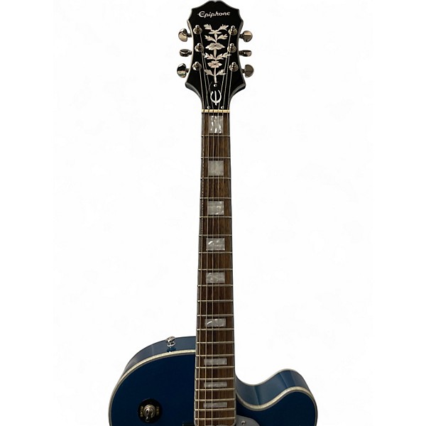 Used Epiphone Swingster Delta Blue Metallic Hollow Body Electric Guitar