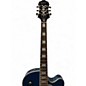 Used Epiphone Swingster Delta Blue Metallic Hollow Body Electric Guitar