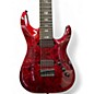 Used Schecter Guitar Research C7 Apocalypse Crimson Red Trans Solid Body Electric Guitar