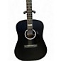 Used Martin DX Johnny Cash Black Acoustic Electric Guitar