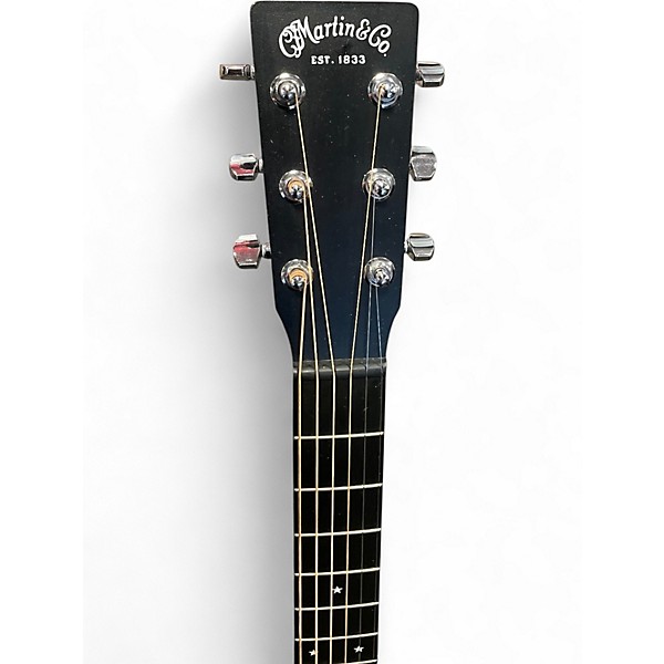 Used Martin DX Johnny Cash Black Acoustic Electric Guitar