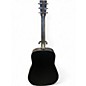 Used Martin DX Johnny Cash Black Acoustic Electric Guitar