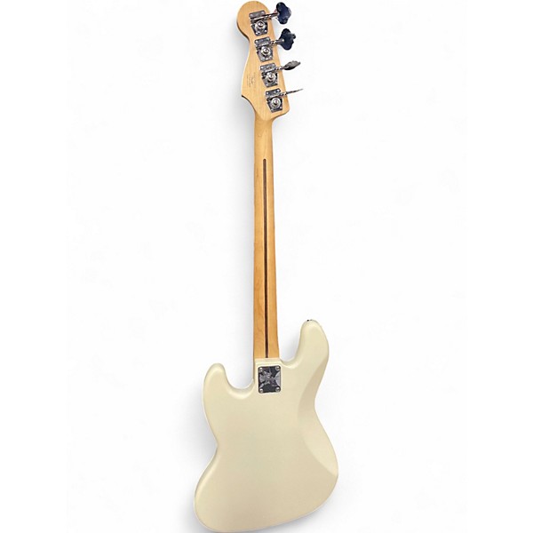 Used Squier Jazz Bass Classic White Electric Bass Guitar