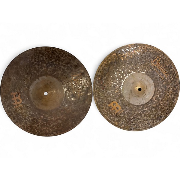 Used MEINL 14in Byzance Extra Dry Medium Hi Hats Pair Cymbal