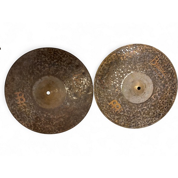 Used MEINL 14in Byzance Extra Dry Medium Hi Hats Pair Cymbal