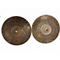 Used MEINL 14in Byzance Extra Dry Medium Hi Hats Pair Cymbal