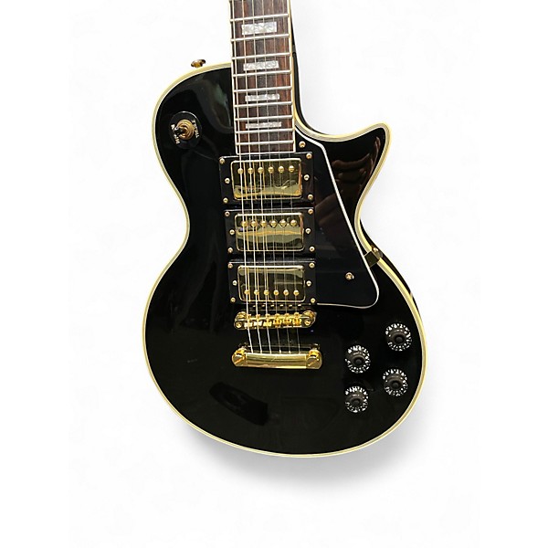 Used Firefly FFSP Elite HHH Black and Gold Solid Body Electric Guitar