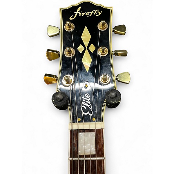 Used Firefly FFSP Elite HHH Black and Gold Solid Body Electric Guitar