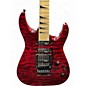 Used Jackson JS34Q Dinky Trans Red Solid Body Electric Guitar