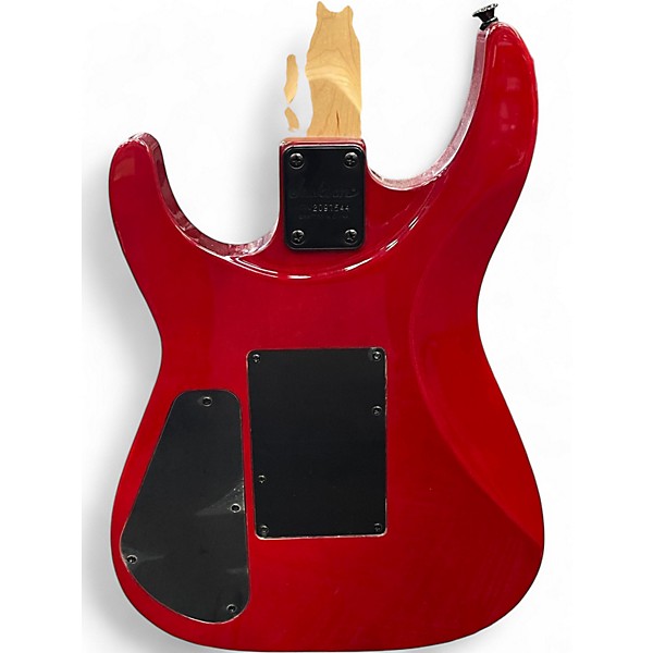 Used Jackson JS34Q Dinky Trans Red Solid Body Electric Guitar