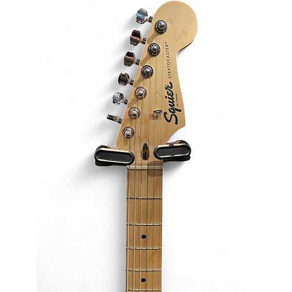 Used Squier Stratocaster HSS Black Solid Body Electric Guitar