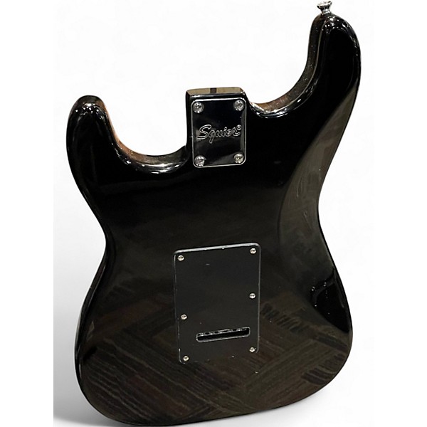 Used Squier Stratocaster HSS Black Solid Body Electric Guitar