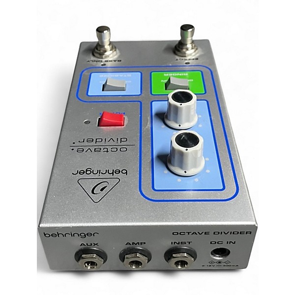 Used Behringer Octave Divider Effect Pedal