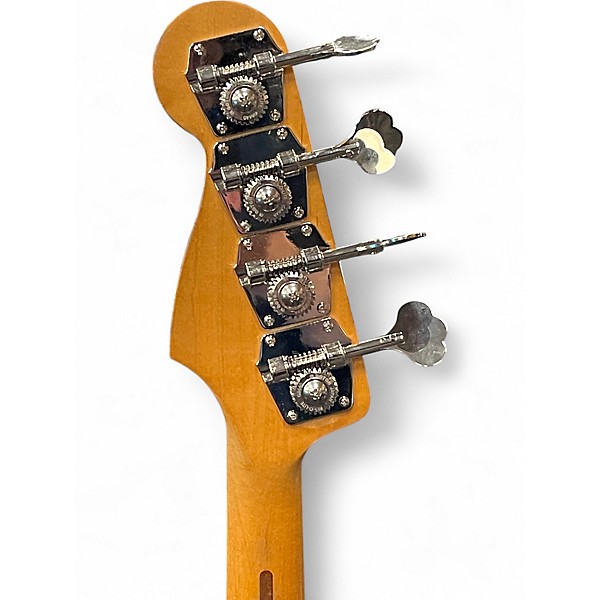 Used 2000s Fender Standard Jazz Bass Brown Sunburst Electric Bass Guitar