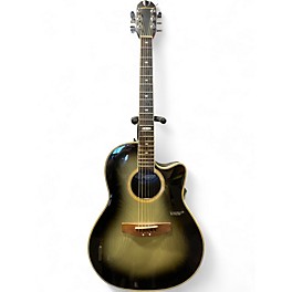 Used 1980s Applause AE-38 GREEN BURST Acoustic Electric Guitar