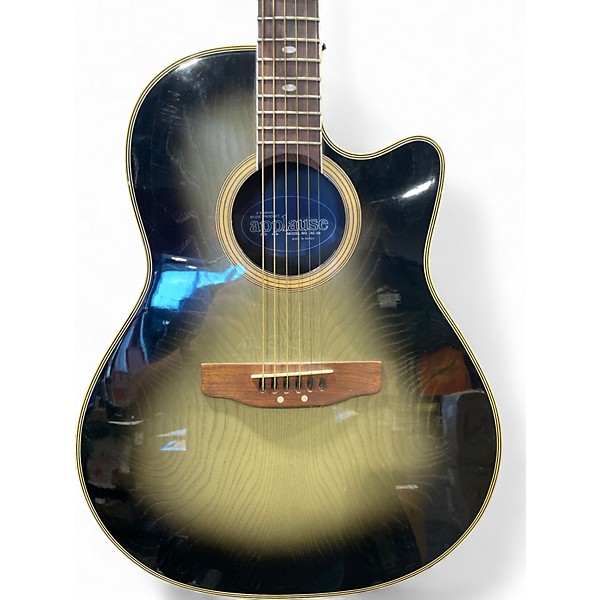 Used 1980s Applause AE-38 GREEN BURST Acoustic Electric Guitar