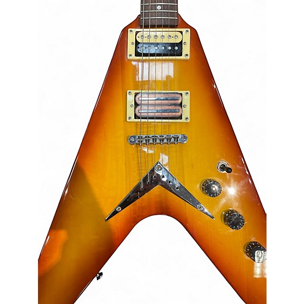 Used Dean 79 Series V  Sunburst Solid Body Electric Guitar