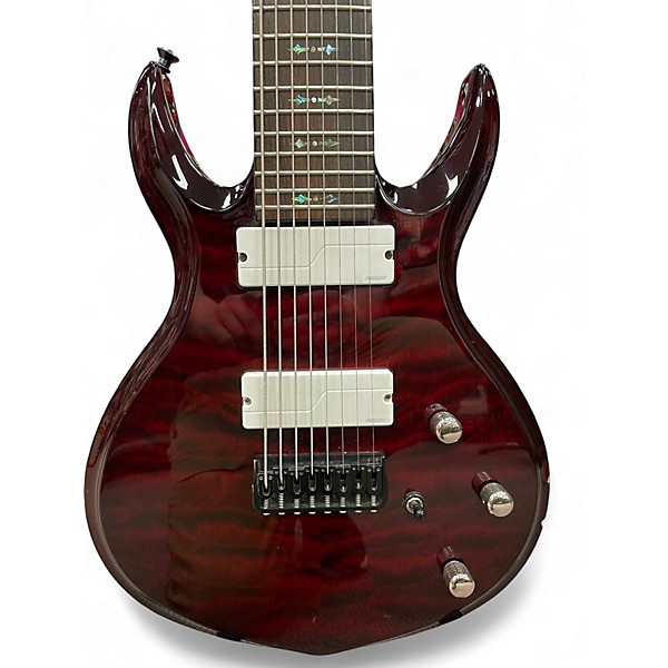Used Schecter Guitar Research hellraiser devil 8 red Solid Body Electric Guitar