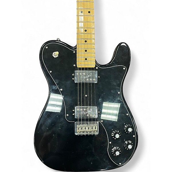Used Fender American Professional Telecaster Deluxe Shawbucker Black Solid Body Electric Guitar