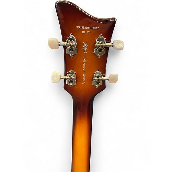 Used Hofner HI-CB BROWN Electric Bass Guitar