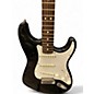 Vintage 1993 Fender 	AM STD STRAT RW MDB W/C Black Solid Body Electric Guitar
