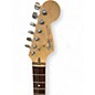 Vintage 1993 Fender 	AM STD STRAT RW MDB W/C Black Solid Body Electric Guitar