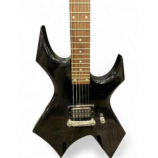 Used B.C. Rich Bronze Series Warlock Black Solid Body Electric Guitar