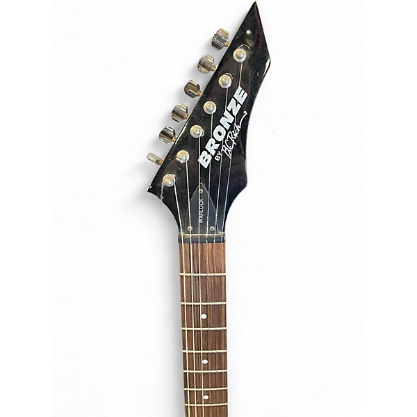 Used B.C. Rich Bronze Series Warlock Black Solid Body Electric Guitar
