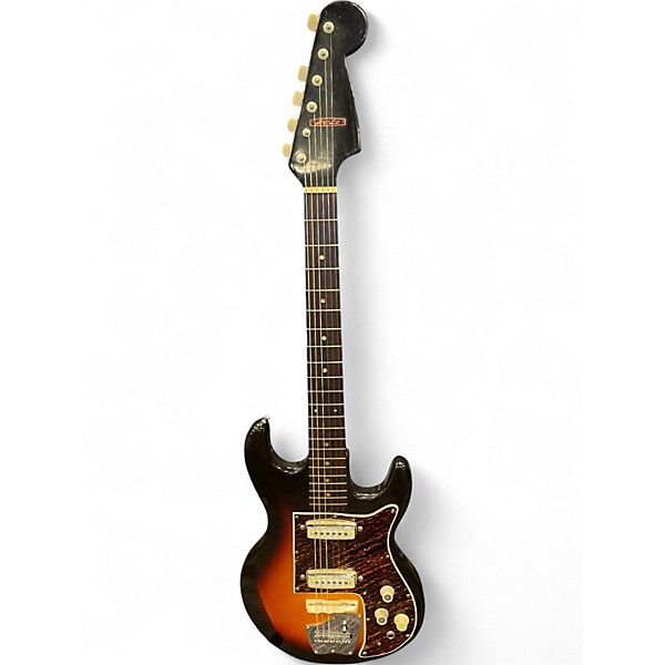 Used Teisco 60s Hi-Lo Brown Solid Body Electric Guitar