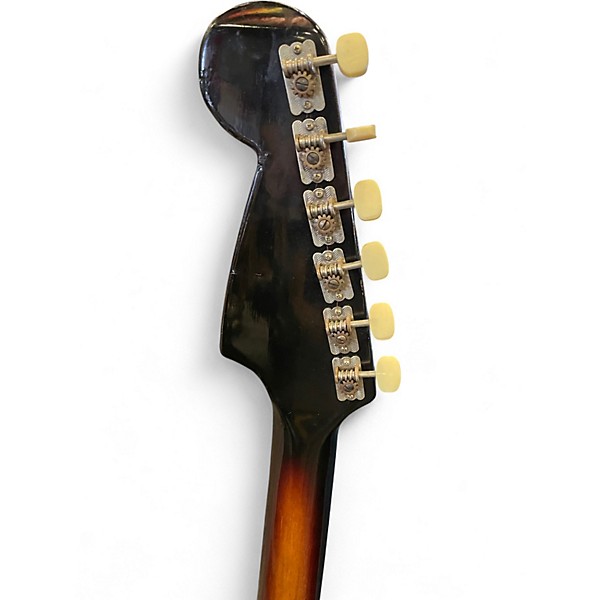 Used Teisco 60s Hi-Lo Brown Solid Body Electric Guitar
