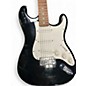 Used Starcaster by Fender Stratocaster Black Solid Body Electric Guitar