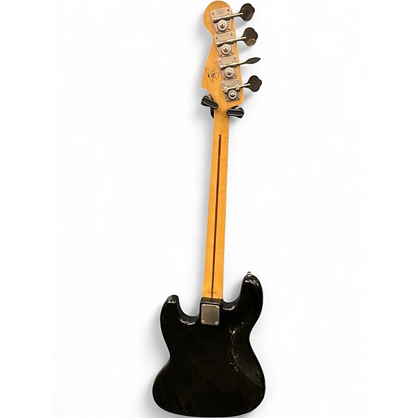 Used Fender Geddy Lee Signature Jazz Bass Black Electric Bass Guitar