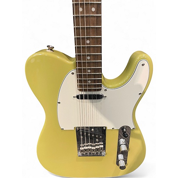 Used Squier Standard Telecaster green Solid Body Electric Guitar