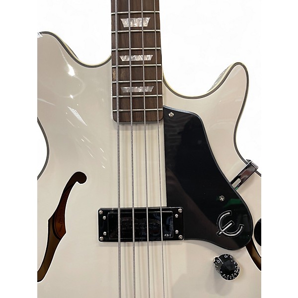 Used Epiphone Jack Casady Signature Alpine White Electric Bass Guitar