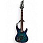 Used Ibanez S621QM Blue Solid Body Electric Guitar thumbnail