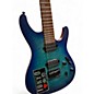 Used Ibanez S621QM Blue Solid Body Electric Guitar
