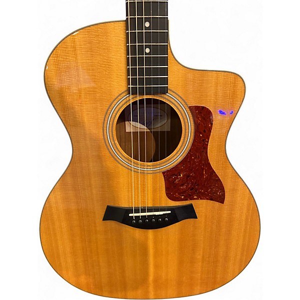 Used Taylor 214CE Natural Acoustic Electric Guitar