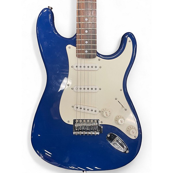 Used Squier Affinity Stratocaster Blue Solid Body Electric Guitar